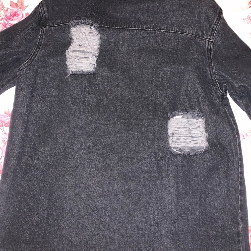 Distressed Jean Jacket - Picture 2 of 2